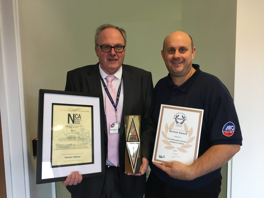 APC Overnight wins treble at the National Courier Awards